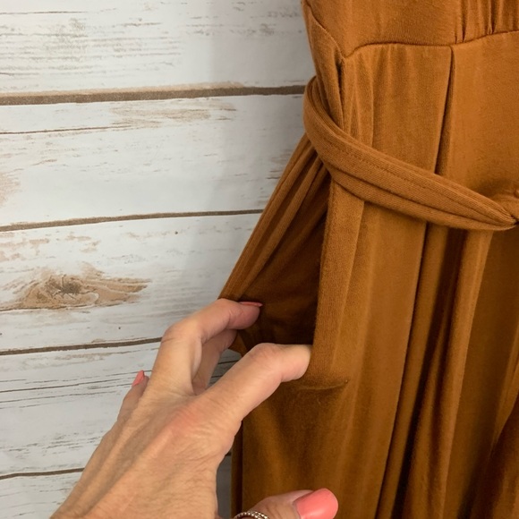 Moulinette Soeurs Anthro Alisande Rust Jumpsuit - Picture 4 of 7